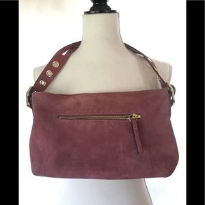 AUTHENTIC COACH Suede Leather Dusty Mauve Handbag